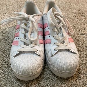 Pink Adidas Superstar